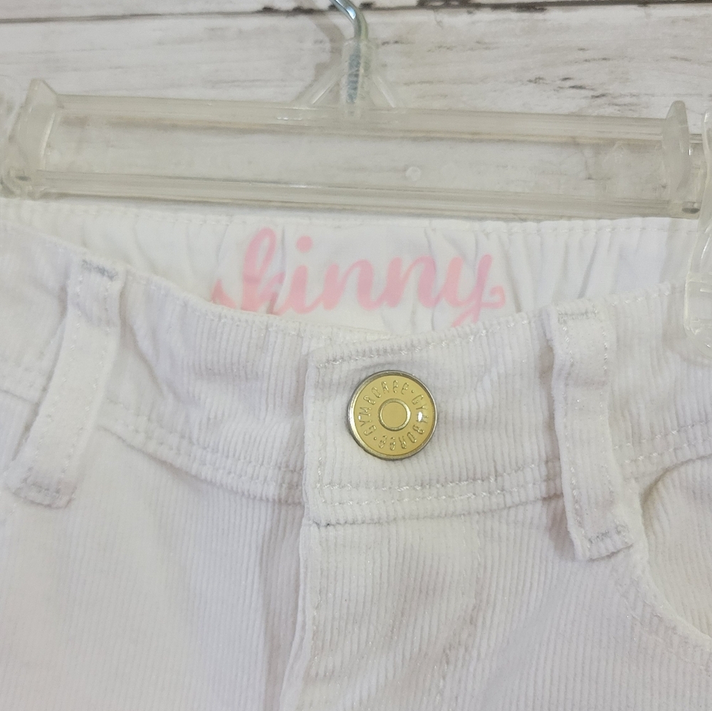 Little Girls Gymboree Cords Corduroy Jeans in White Size 5 - Picture 4 of 11